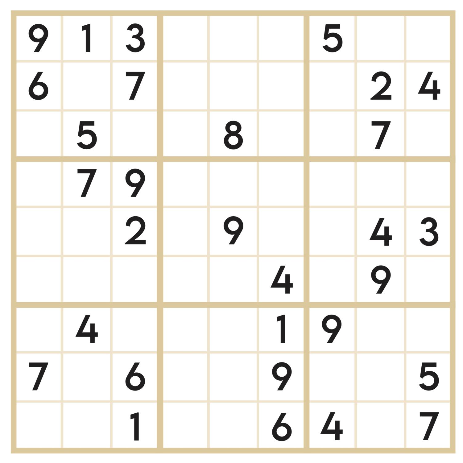 Sudoku Puzzle of the Week #1 - GeeksforGeeks